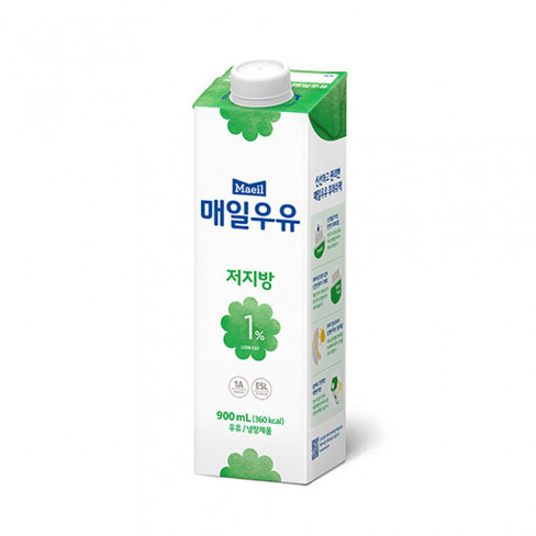 1% 저지방 900ml x 8개 (4주 배달)